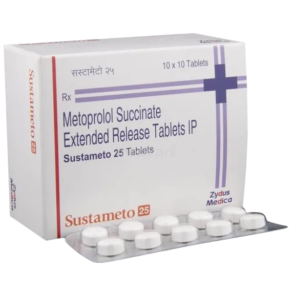 sustameto 25mg tablet 10's